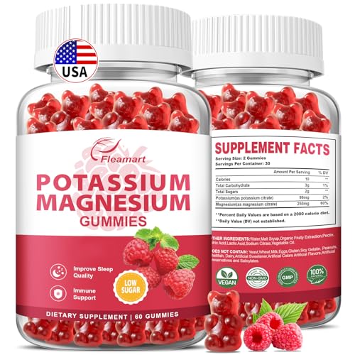 gomitas de potasio y magnesio saludables