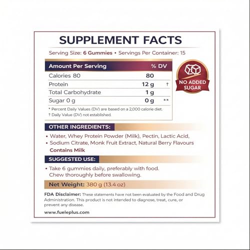 gomitas de proteína para un estilo de vida activo