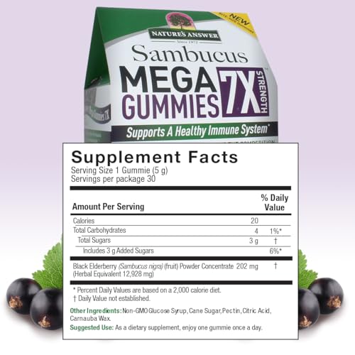gomitas de sambucus para el sistema inmunológico