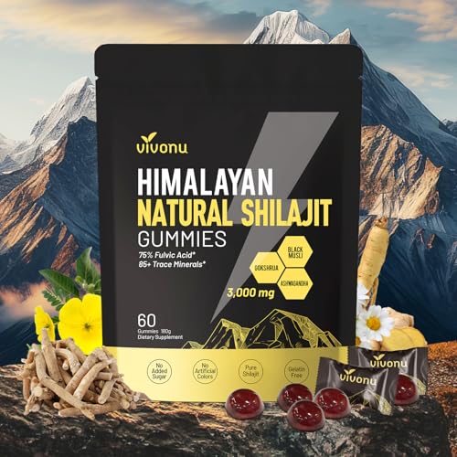 gomitas de shilajit con ashwagandha