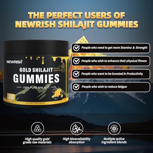 gomitas de shilajit para bienestar diario