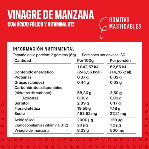 gomitas de vinagre para digestión