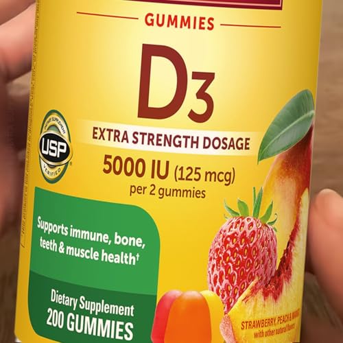 gomitas de vitamina D3 sabor delicioso