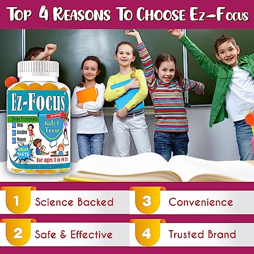 gomitas Ez-Focus para atención y aprendizaje