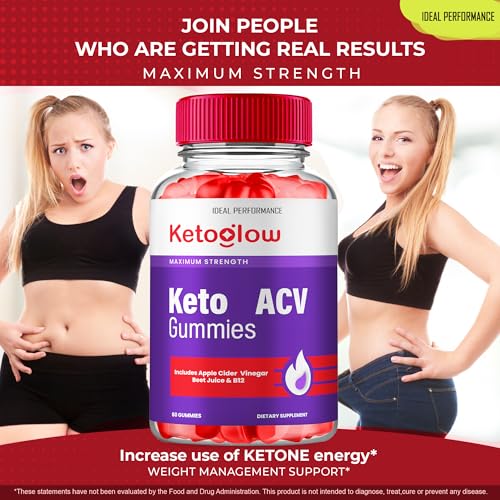 gomitas keto glow de acv en paquete