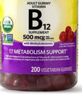 gomitas orgánicas de vitamina B12