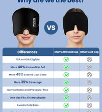 gorras frías para ojos cansados
