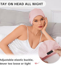 gorro ajustable de satén