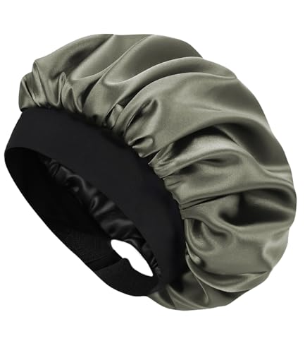 gorro de satén para dormir