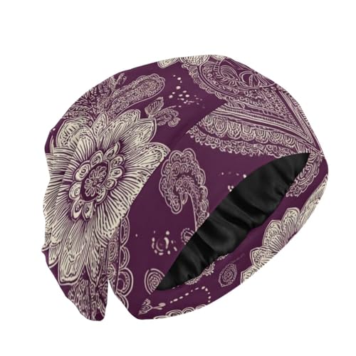 gorro de satén para dormir