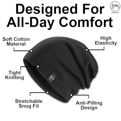 gorro de viscosa suave y transpirable