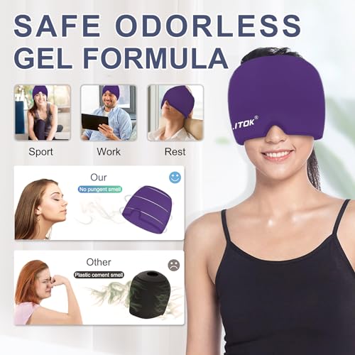 gorro para estrés y tensión