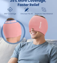 gorro para ojos hinchados y fatiga