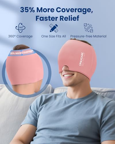 gorro para ojos hinchados y fatiga