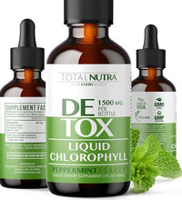 Gotas de clorofila para energía natural
