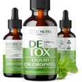 Gotas de clorofila para energía natural