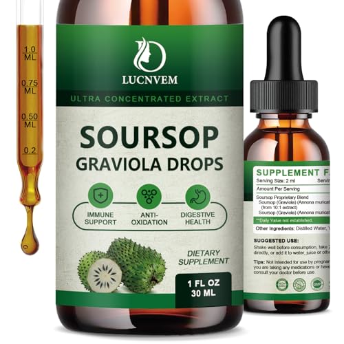 Gotas de graviola para antioxidantes