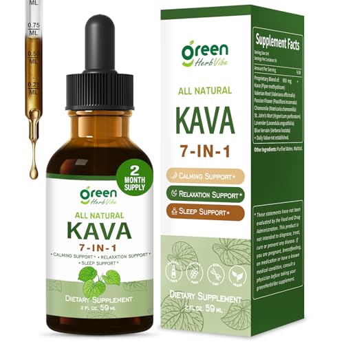 Gotas de Kava Kava para relajación