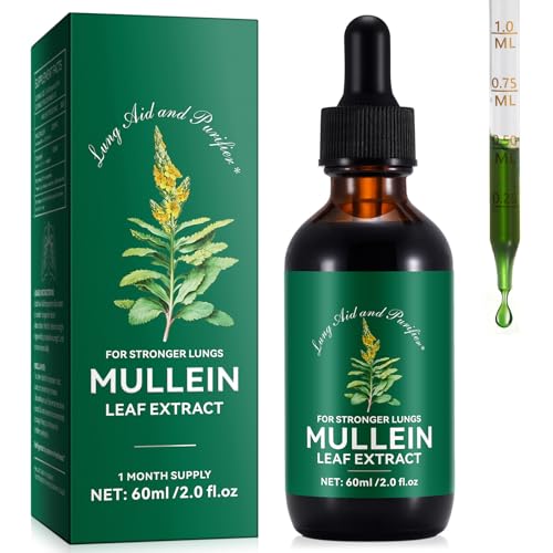 Gotas de Mullein para pulmones saludables