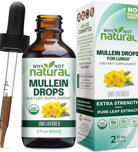 Gotas de Mullein para salud pulmonar