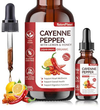 Gotas de pimienta de cayena para salud
