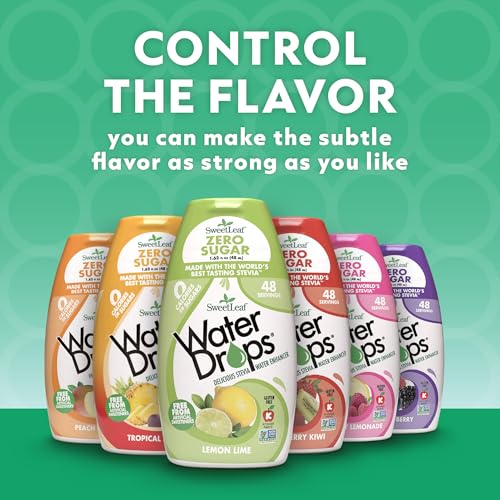 Gotas de stevia para bebidas