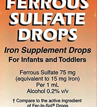 gotas de sulfato ferroso beneficios para la salud