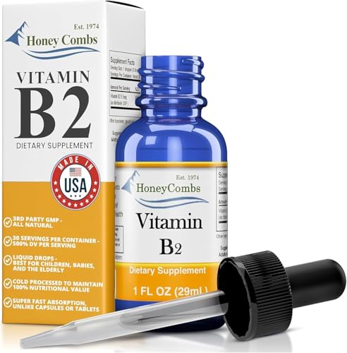 Gotas de vitamina B2 para energía