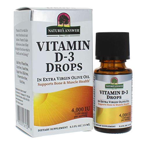 Gotas de vitamina D-3 para el sistema inmunológico