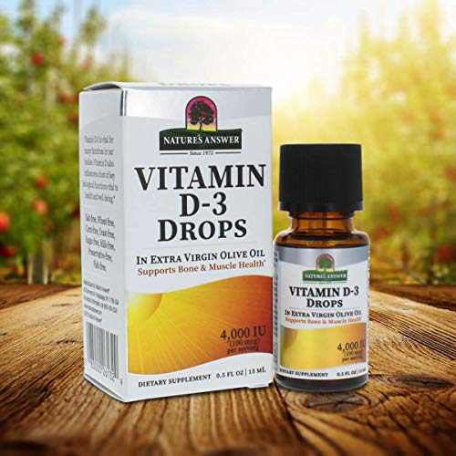 Gotas de vitamina D-3 para mejorar la salud muscular