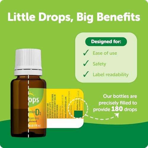 Gotas de Vitamina D para salud ósea