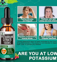 Gotas líquidas de potasio para bienestar