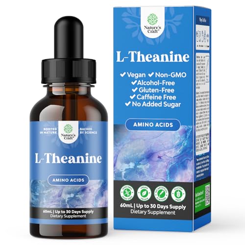 Gotas líquidas L-Theanine para enfoque