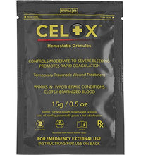 Granulados Celox para heridas graves