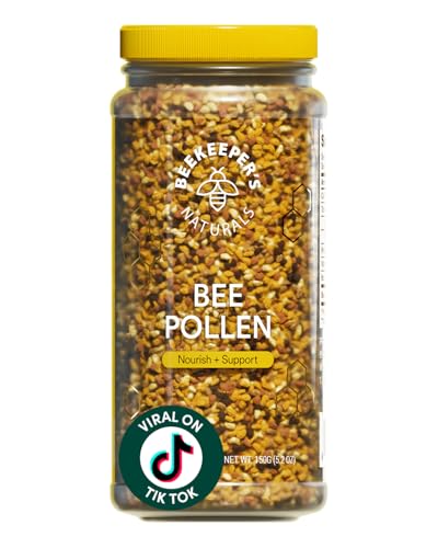 gránulos de polen de abeja crudos