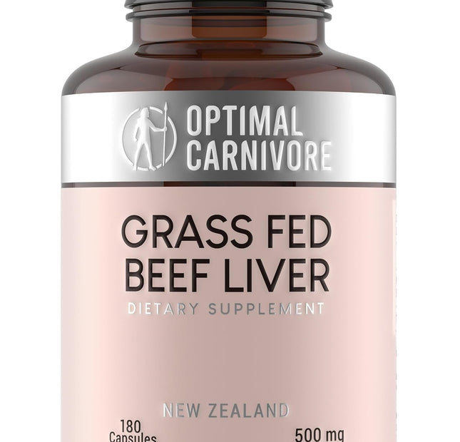 Grass Fed hígado de res liofilizado
