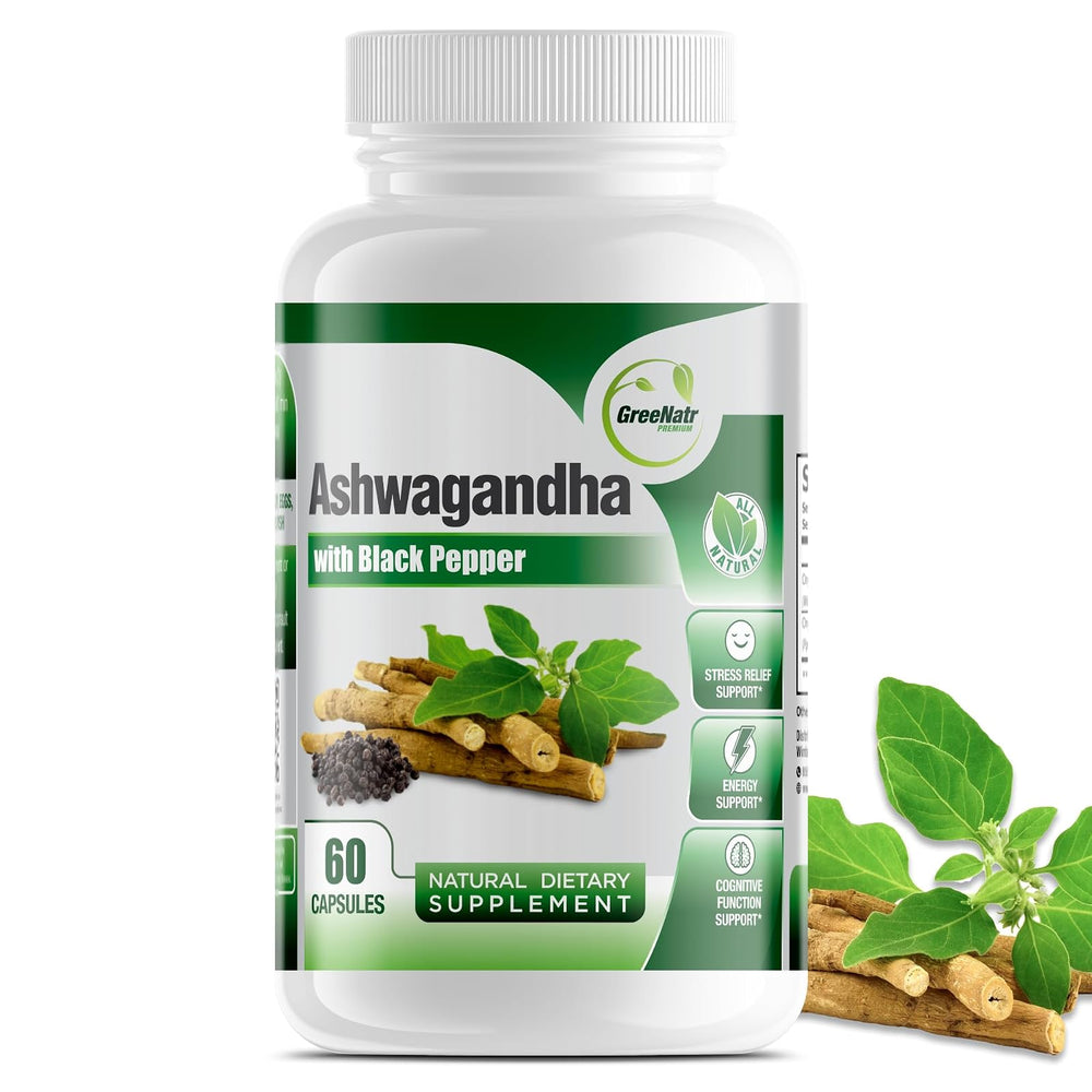 GreeNatr Ashwagandha con pimienta negra