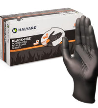 guantes de examen nitrilo resistentes