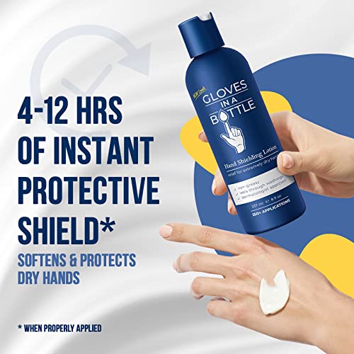 guantes en una botella para protección