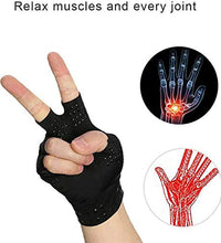guantes negros para aliviar molestias
