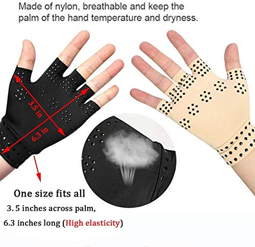 guantes sin dedos para artritis