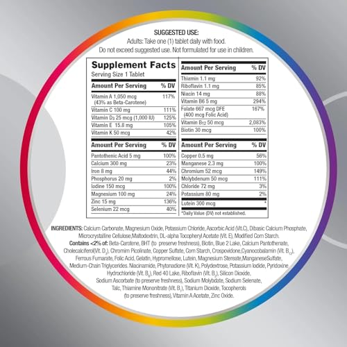 guía de vitaminas para mujeres 50+