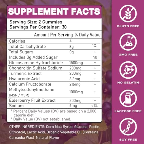 gummies de condroitina para hombres y mujeres