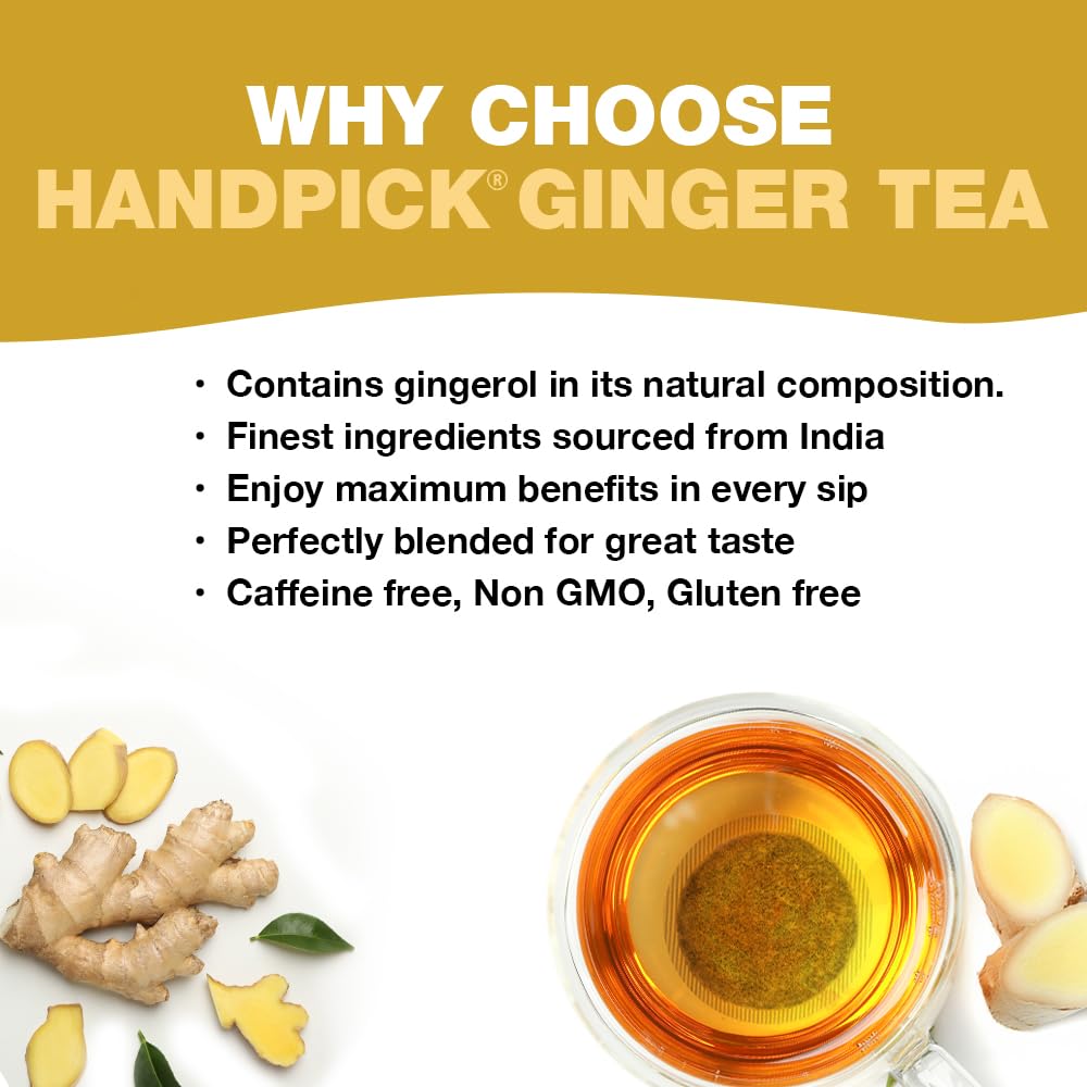 HANDPICK té de jengibre en bolsitas