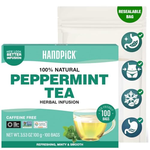HANDPICK Té de Menta 100 Bolsitas