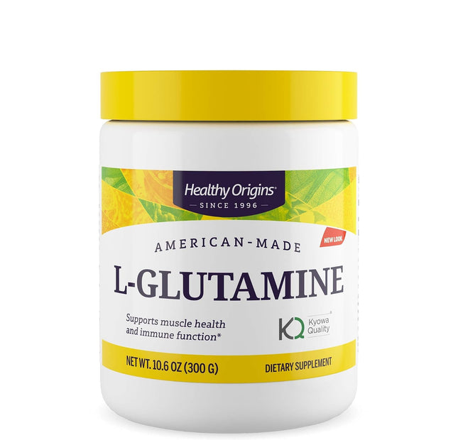 Healthy Origins L-glutamina en polvo