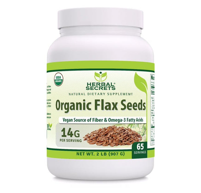 Herbal Secrets semillas de lino orgánicas