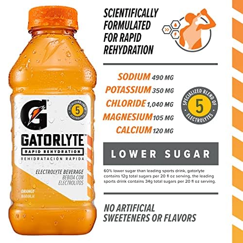hidratación efectiva con Gatorlyte 20oz