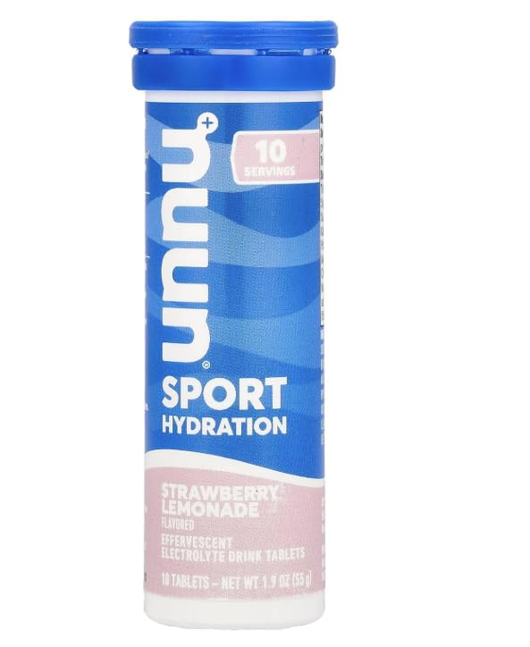 hidratación efectiva con Nuun fresa