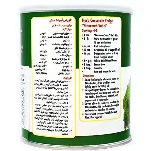 hierbas ghormeh-sabzi para platillos persas